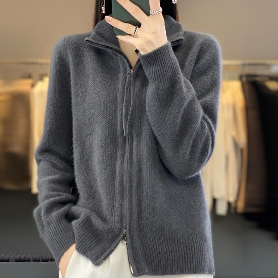 KATRINA™ | Minimalist Zip Sweater