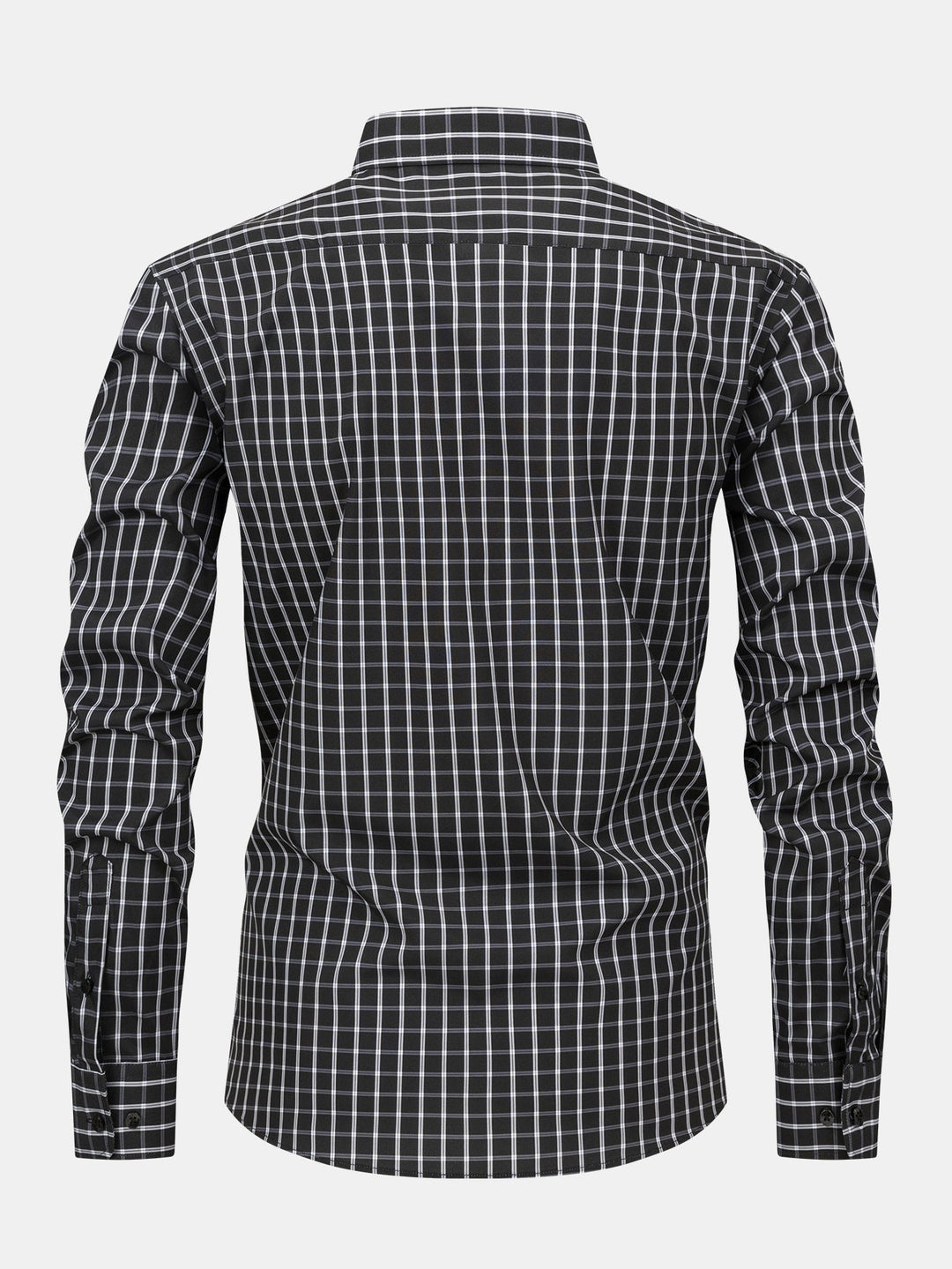 Tony | Long Sleeve Checkered Shirt with Buttons