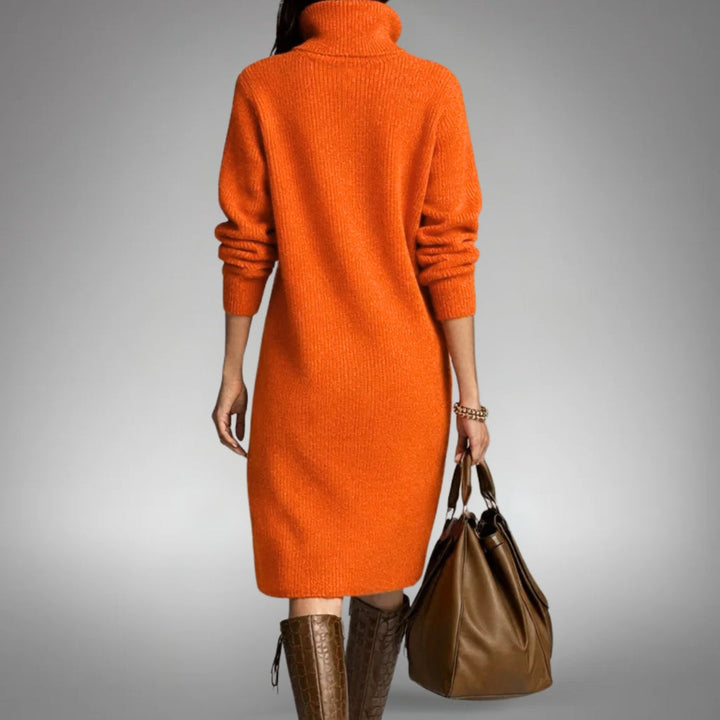 Marianne | Soft Knit Dress with Buttons