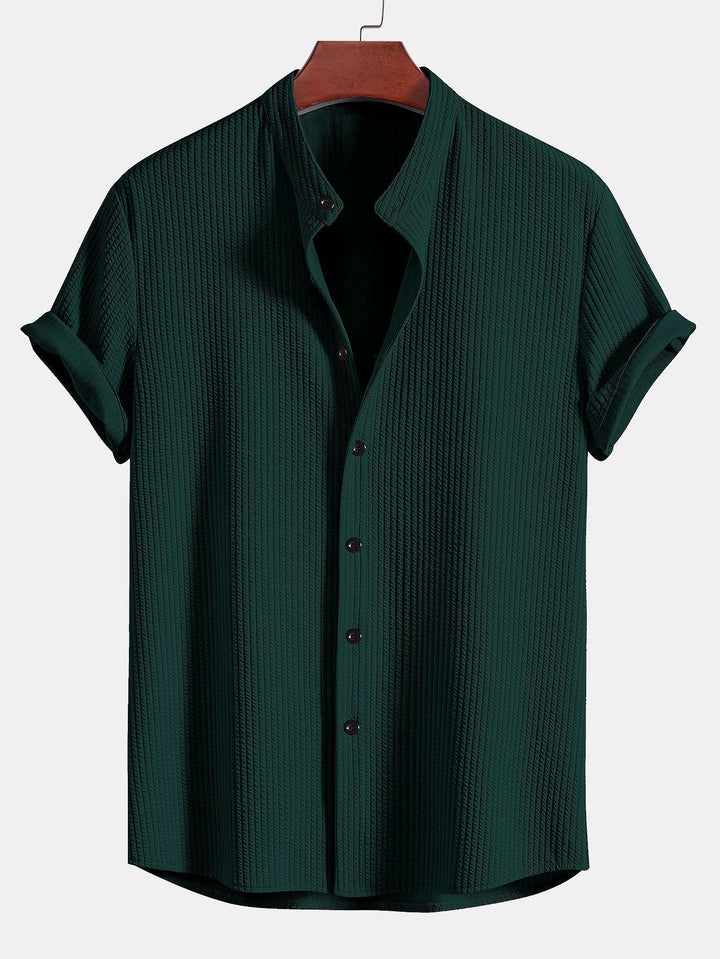 Noah | Muscle Ribbed Support Collar Shirt