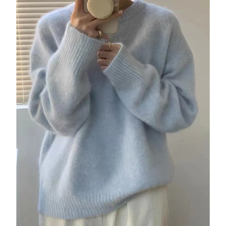 MIRIELLE™ | Comfy Long Sleeve Round Neck Sweater
