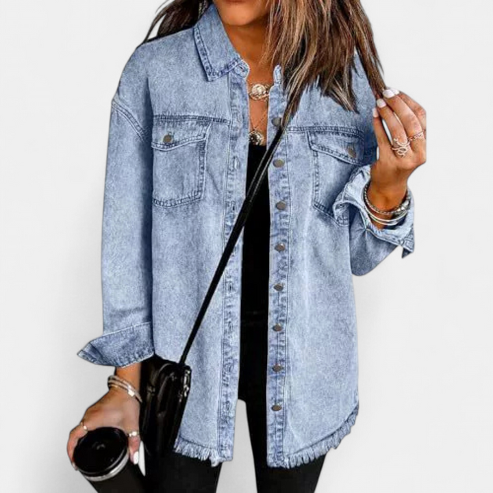 BREXLEY™ – Soft Brushed Casual Denim Jacket