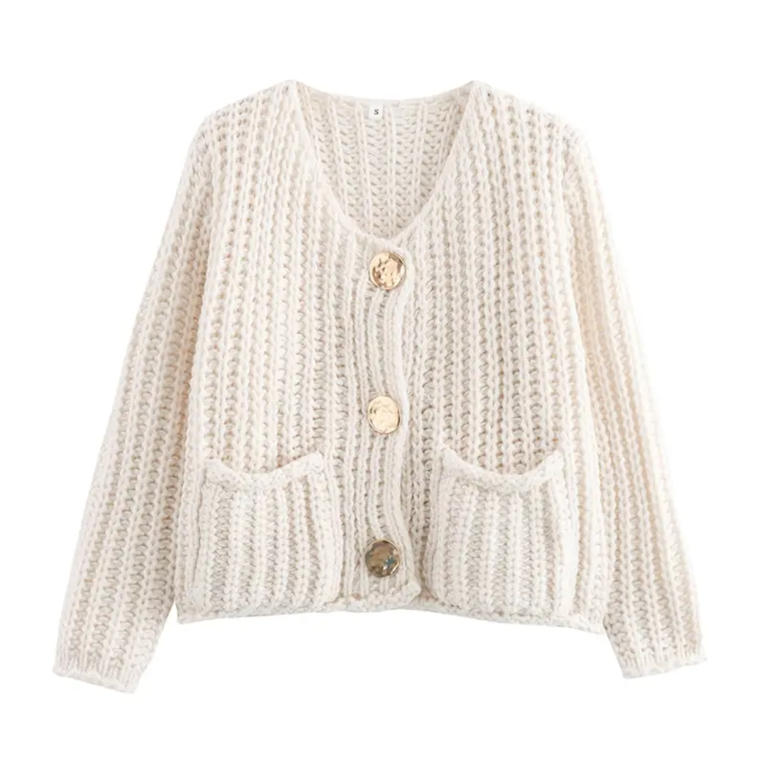 NOLA™ | Cozy Chunky Knit Cropped Cardigan