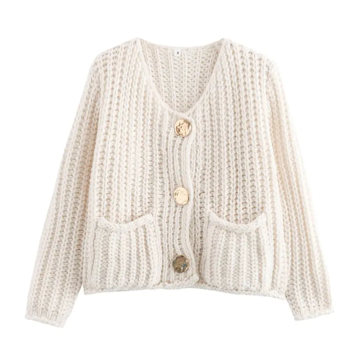 NOLA™ | Cozy Chunky Knit Cropped Cardigan