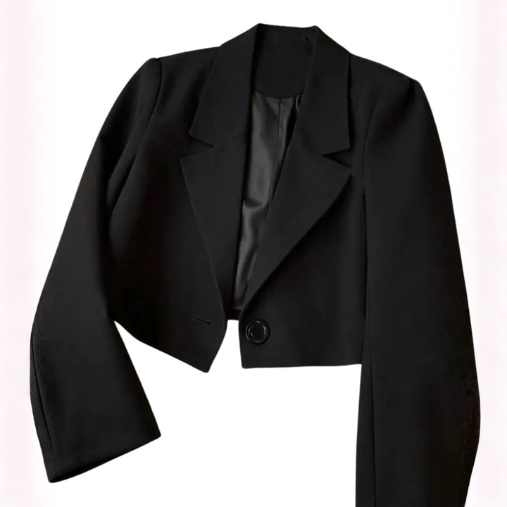 NATALIE™ – Chic Cropped Structured Blazer