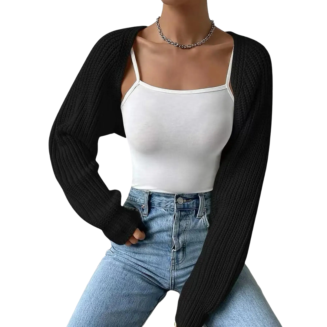 BRIXIE™ | Relaxed Raglan Crop Cardigan