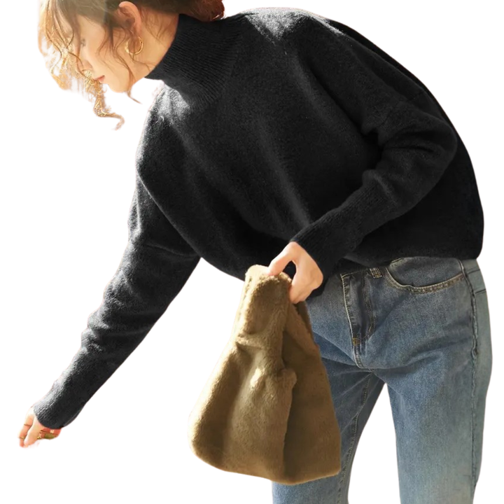 OTTOLINE™ | Cozy High-Neck Loose Knit Sweater