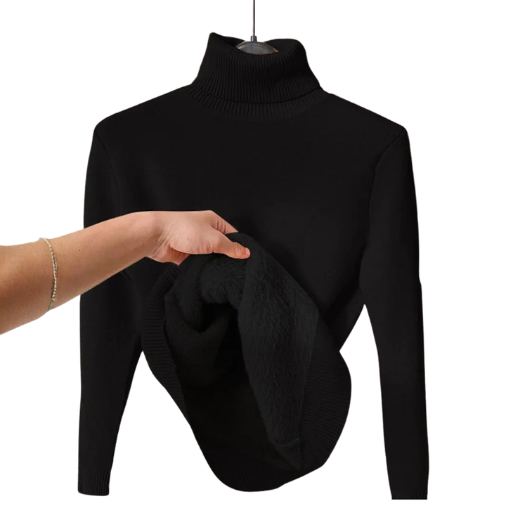 CELWYN™ | Cozy Fleece-Lined Turtleneck Sweater