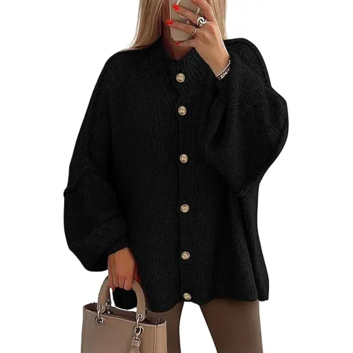 HESTIA™ | Cozy Batwing Sleeve Chunky Knit Cardigan