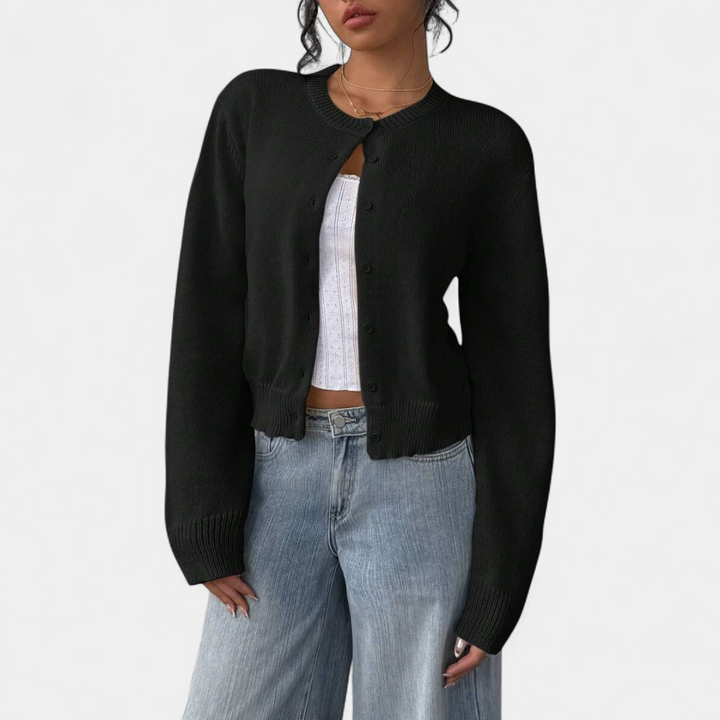 FABLE™ | Cozy Button-Front Knit Cardigan