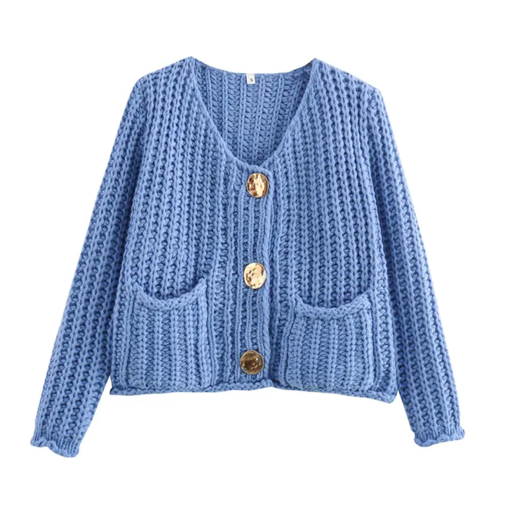 NOLA™ | Cozy Chunky Knit Cropped Cardigan