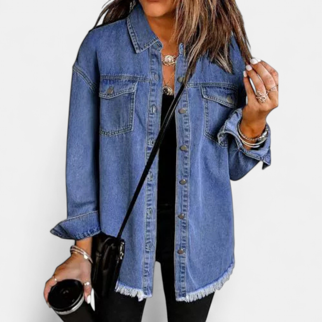 BREXLEY™ – Soft Brushed Casual Denim Jacket