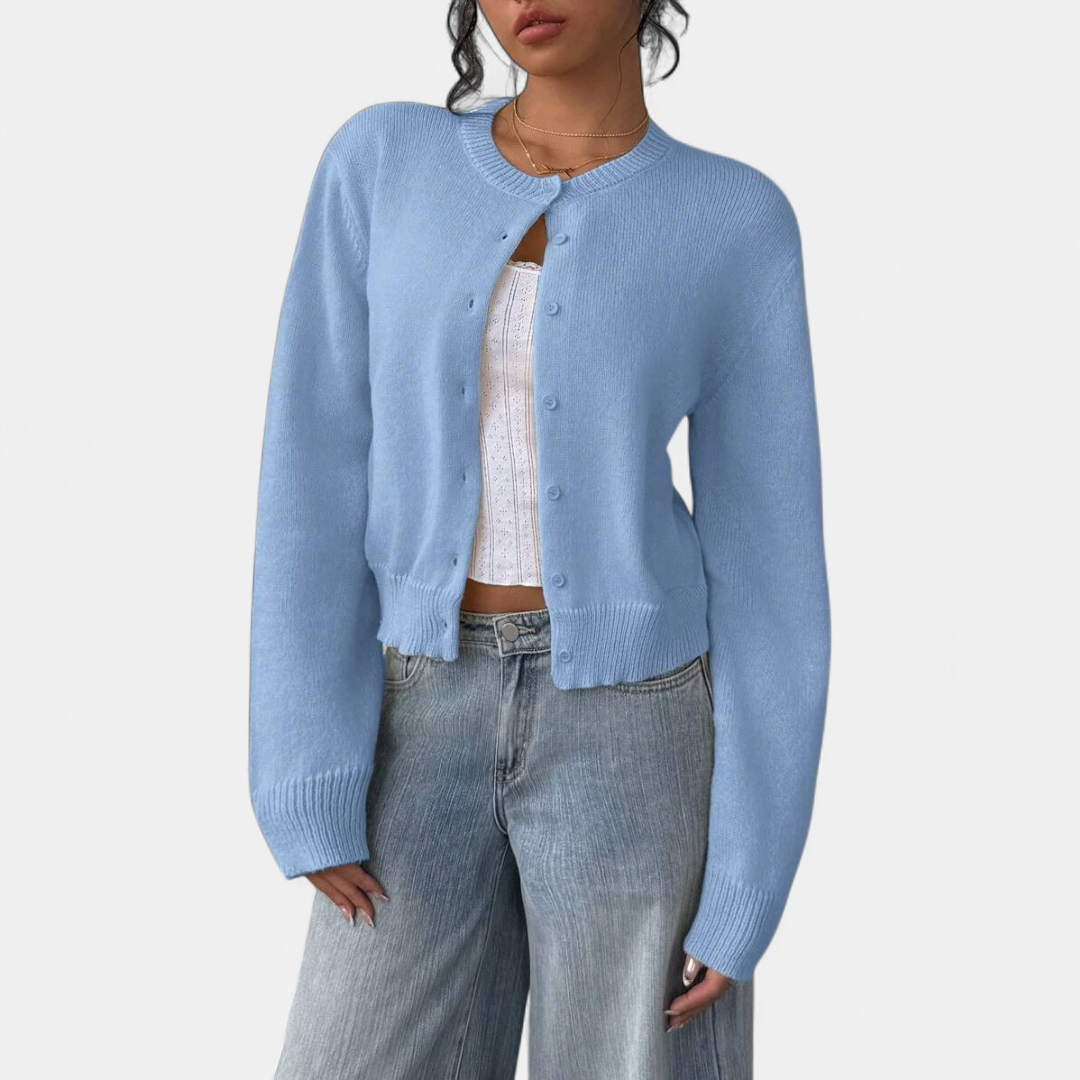 FABLE™ | Cozy Button-Front Knit Cardigan