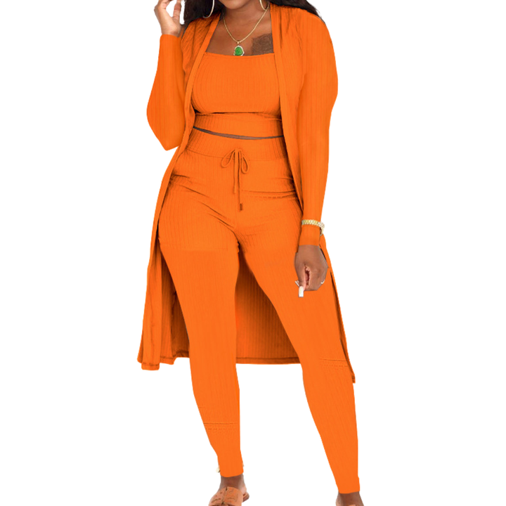 LINDEN™ | Cozy Knit Open Front Co-ord Set