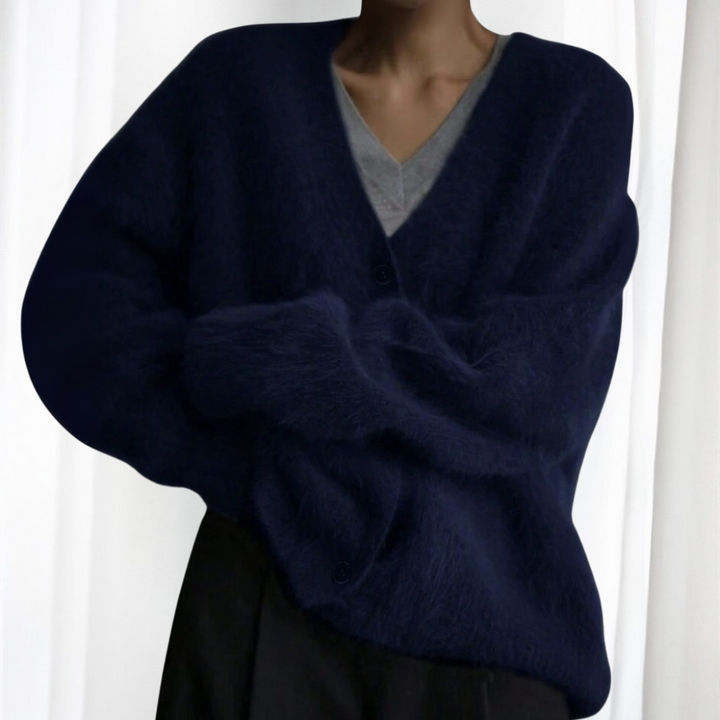 QUINCY™ | Comfy Button Front Drop Shoulder Cardigan
