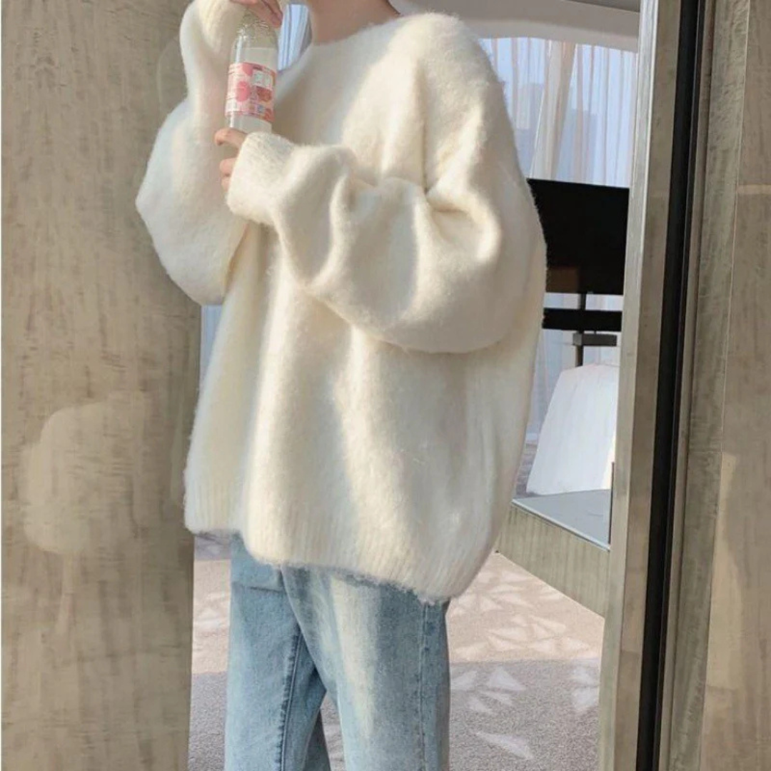 IMOGEN™ | Classic Drop Shoulder Long Sleeve Sweater