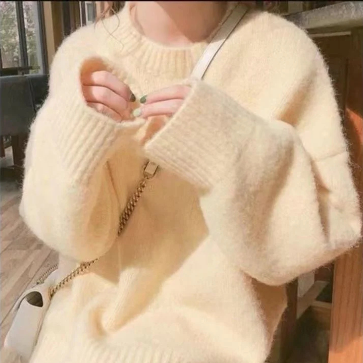 IMOGEN™ | Classic Drop Shoulder Long Sleeve Sweater