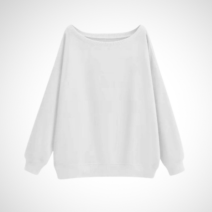 DIVECA™ | Casual Scoop Neck Long Sleeve Sweater
