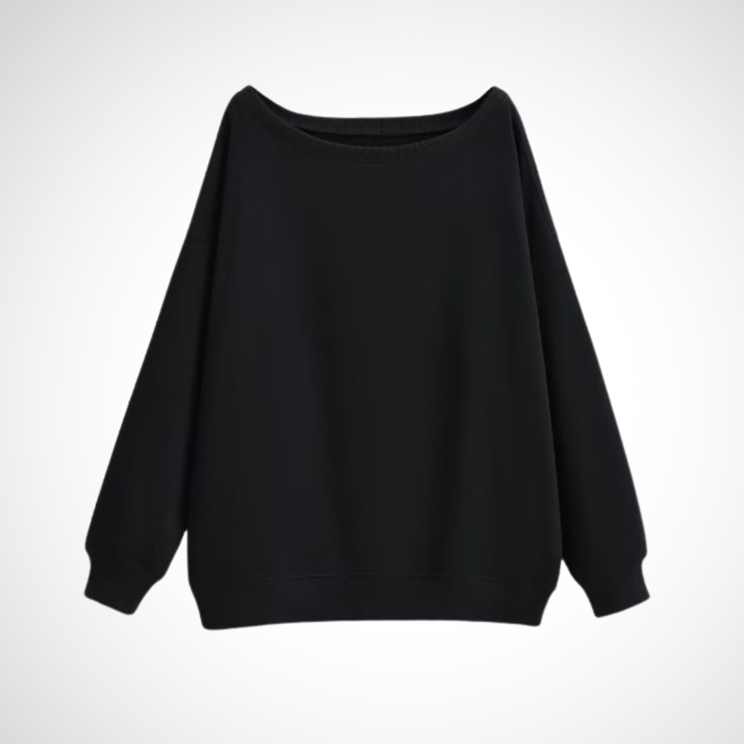 DIVECA™ | Casual Scoop Neck Long Sleeve Sweater