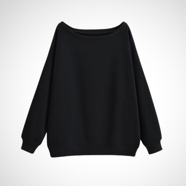 DIVECA™ | Casual Scoop Neck Long Sleeve Sweater