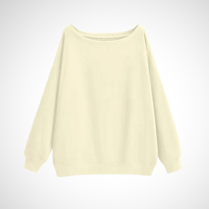 DIVECA™ | Casual Scoop Neck Long Sleeve Sweater
