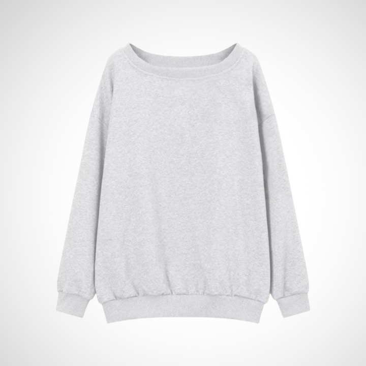 DIVECA™ | Casual Scoop Neck Long Sleeve Sweater