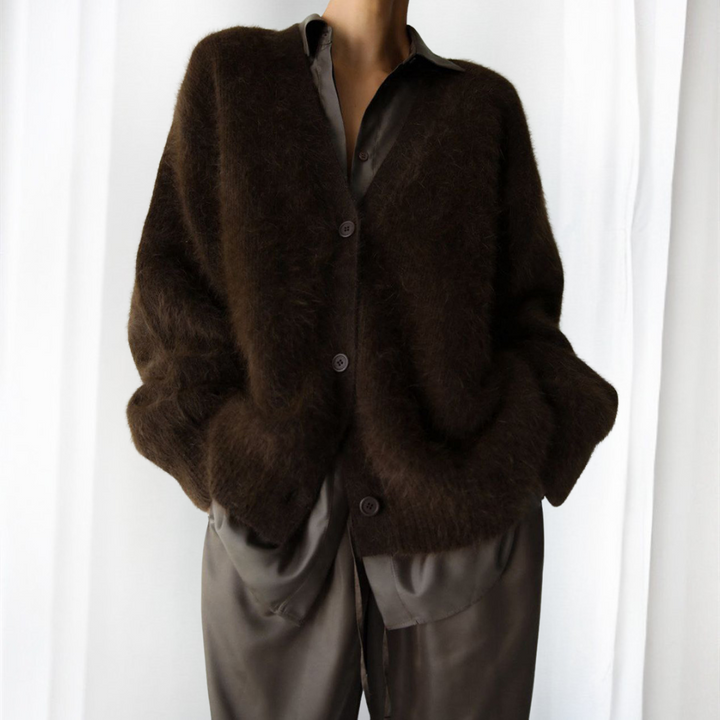 QUINCY™ | Comfy Button Front Drop Shoulder Cardigan