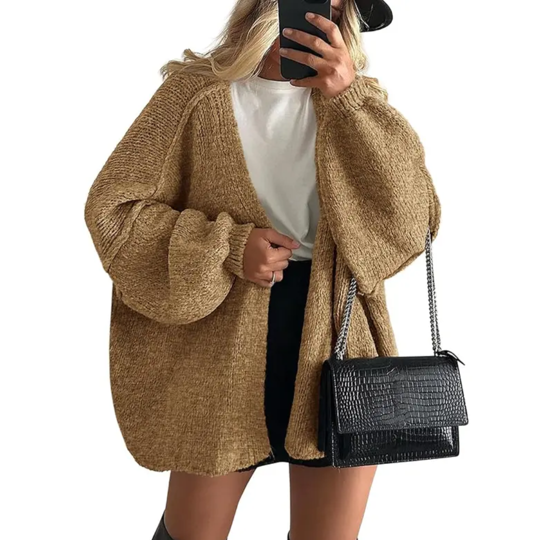 WRENLEY™ | Cozy Oversized Open Front Cardigan Sweater