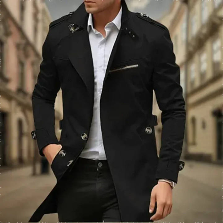 Cayseon | Men's two -row trench Water -repellent