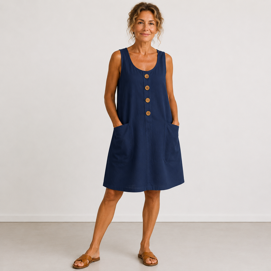 Maurice | Cotton and Linen Dress