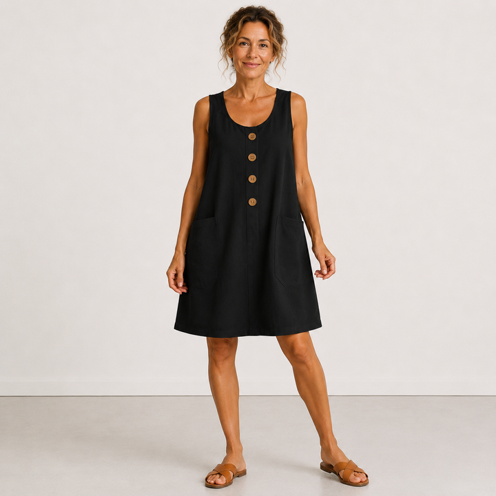 Maurice | Cotton and Linen Dress
