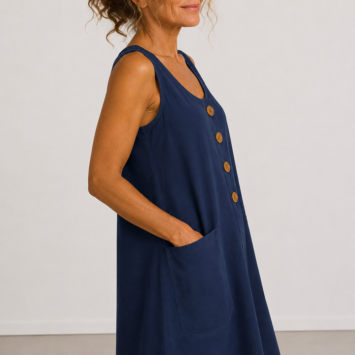 Maurice | Cotton and Linen Dress