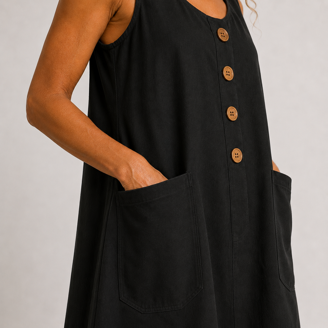 Maurice | Cotton and Linen Dress