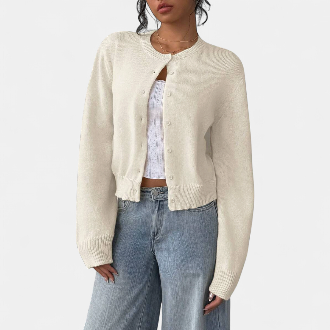 FABLE™ | Cozy Button-Front Knit Cardigan