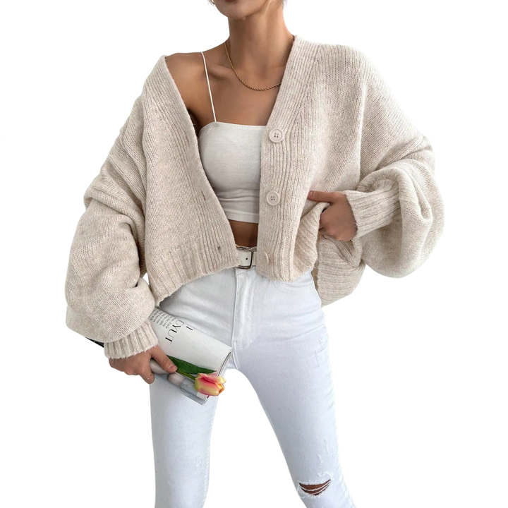 WREN™ | Relaxed Long Sleeve Knit Cardigan