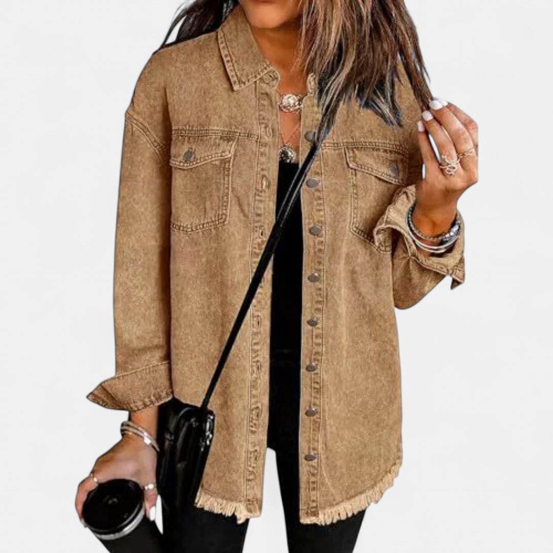 BREXLEY™ – Soft Brushed Casual Denim Jacket