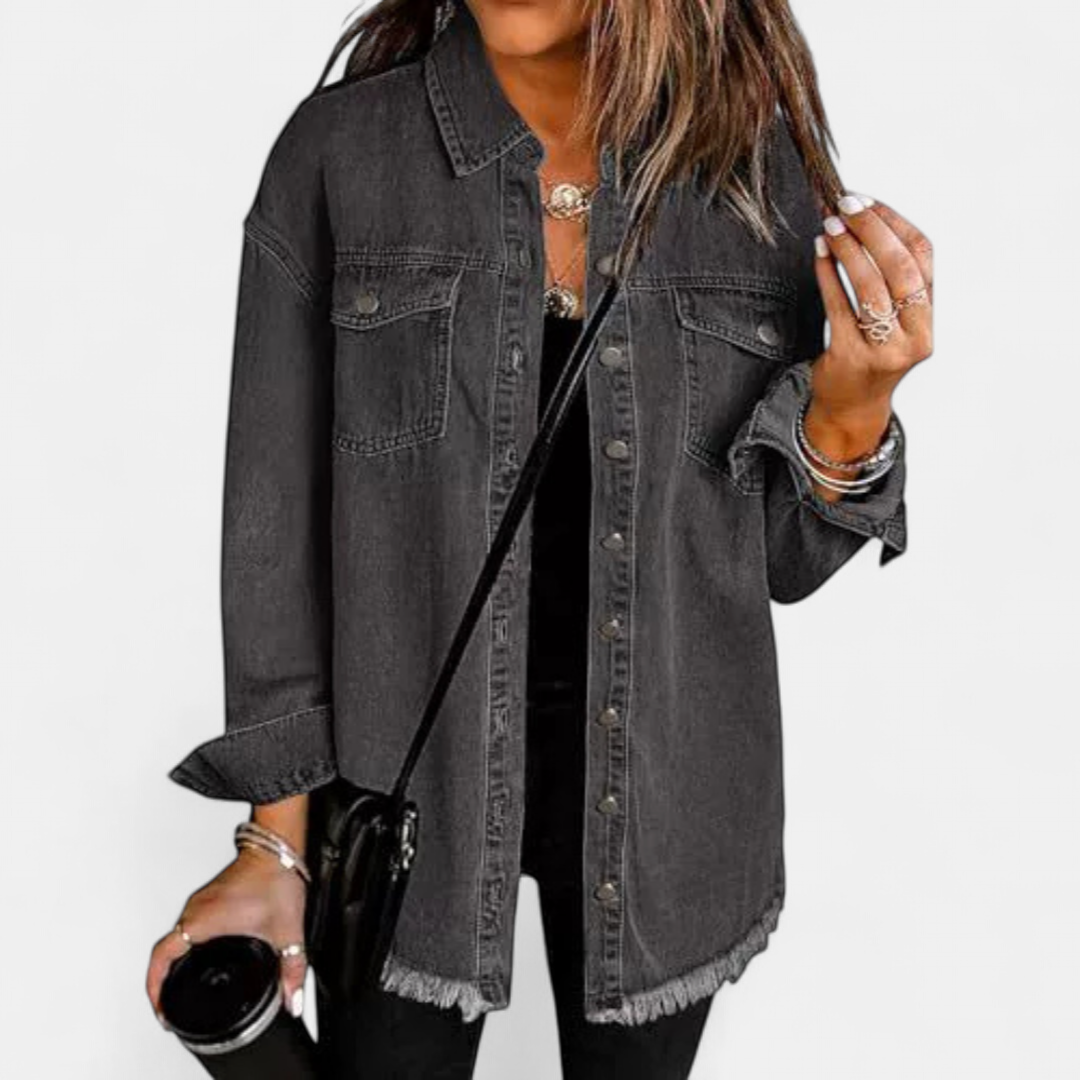 BREXLEY™ – Soft Brushed Casual Denim Jacket