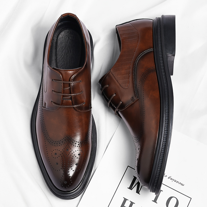 Verona | Leather Brogue Dress Shoes