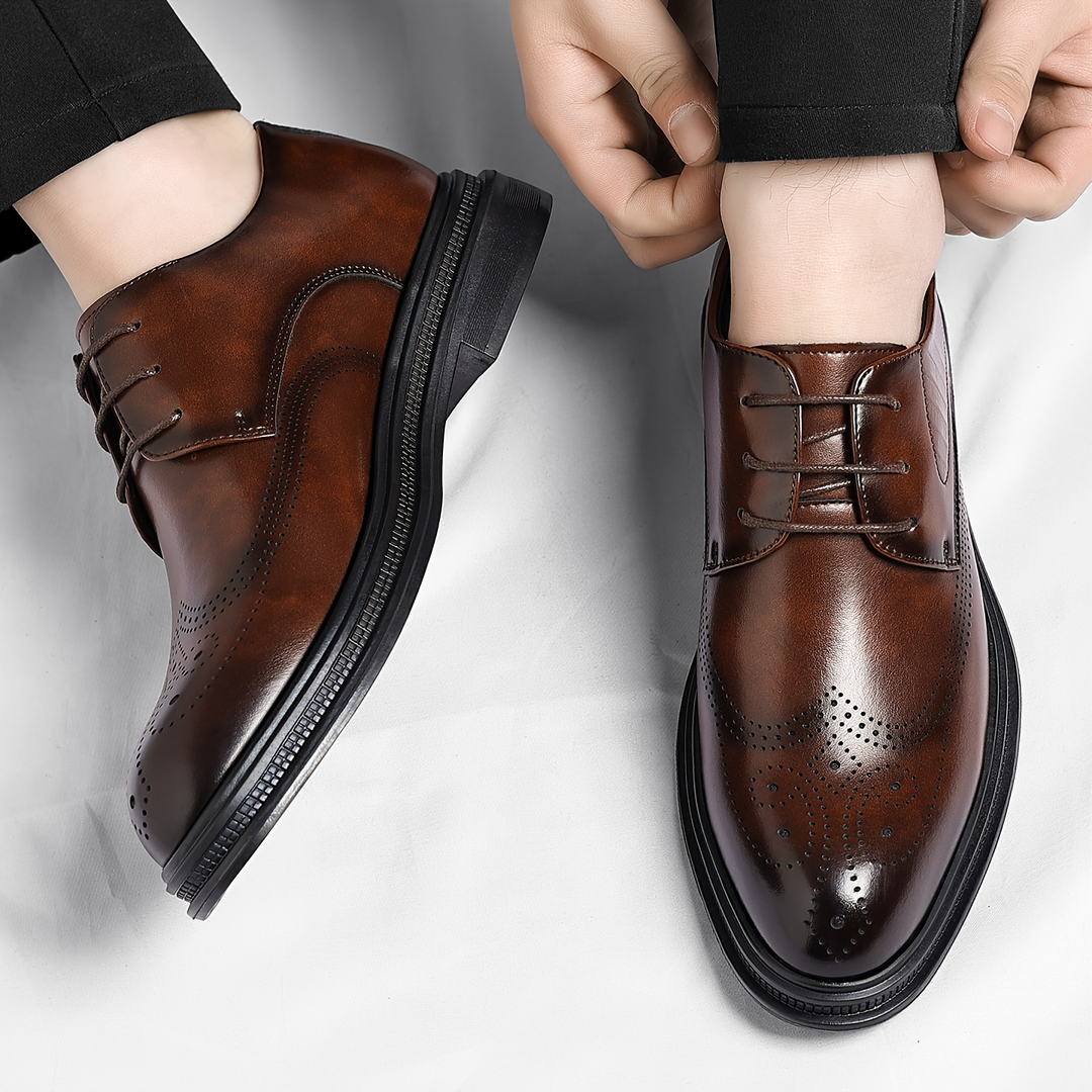 Verona | Leather Brogue Dress Shoes