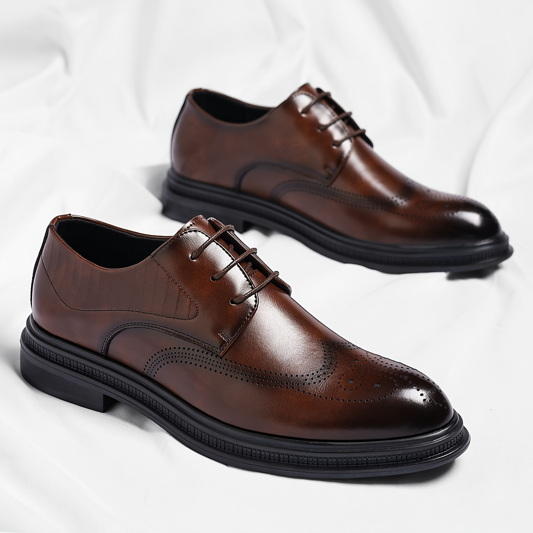 Verona | Leather Brogue Dress Shoes