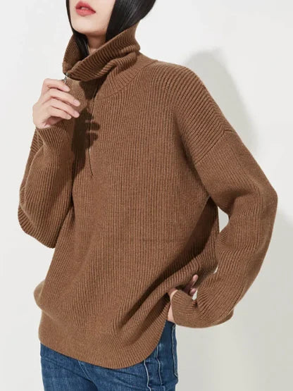 ELODIE™ | Comfy Half-Zip Sweater