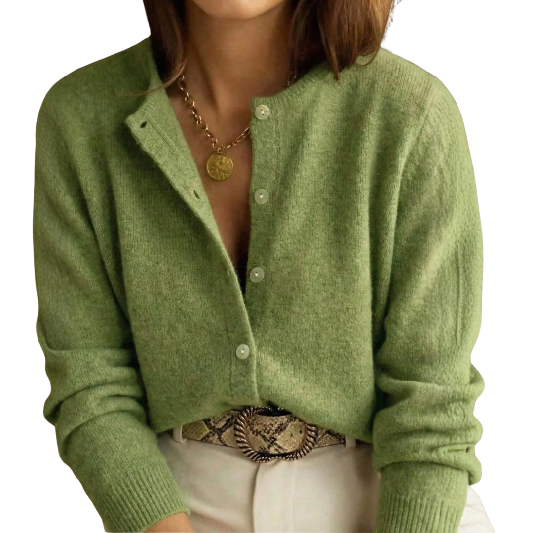 WILLA™ | Cozy Solid Button Knit Cardigan