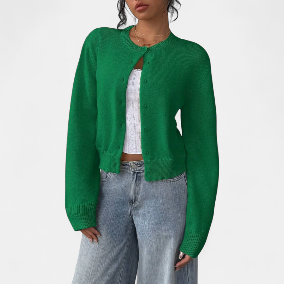 FABLE™ | Cozy Button-Front Knit Cardigan
