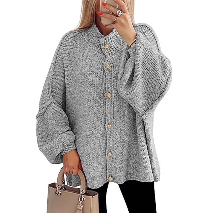 HESTIA™ | Cozy Batwing Sleeve Chunky Knit Cardigan