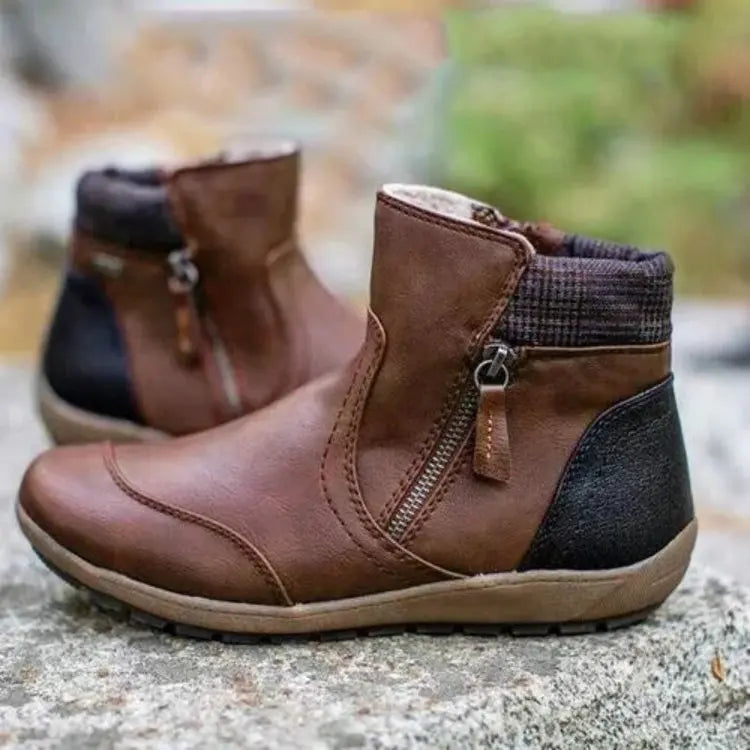 Moira | Premium Zipper Orthopedic Waterproof Boots