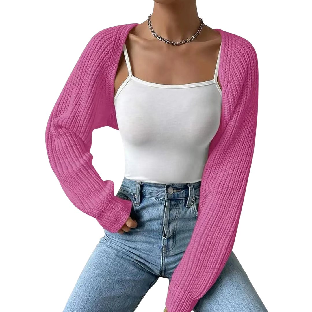 BRIXIE™ | Relaxed Raglan Crop Cardigan