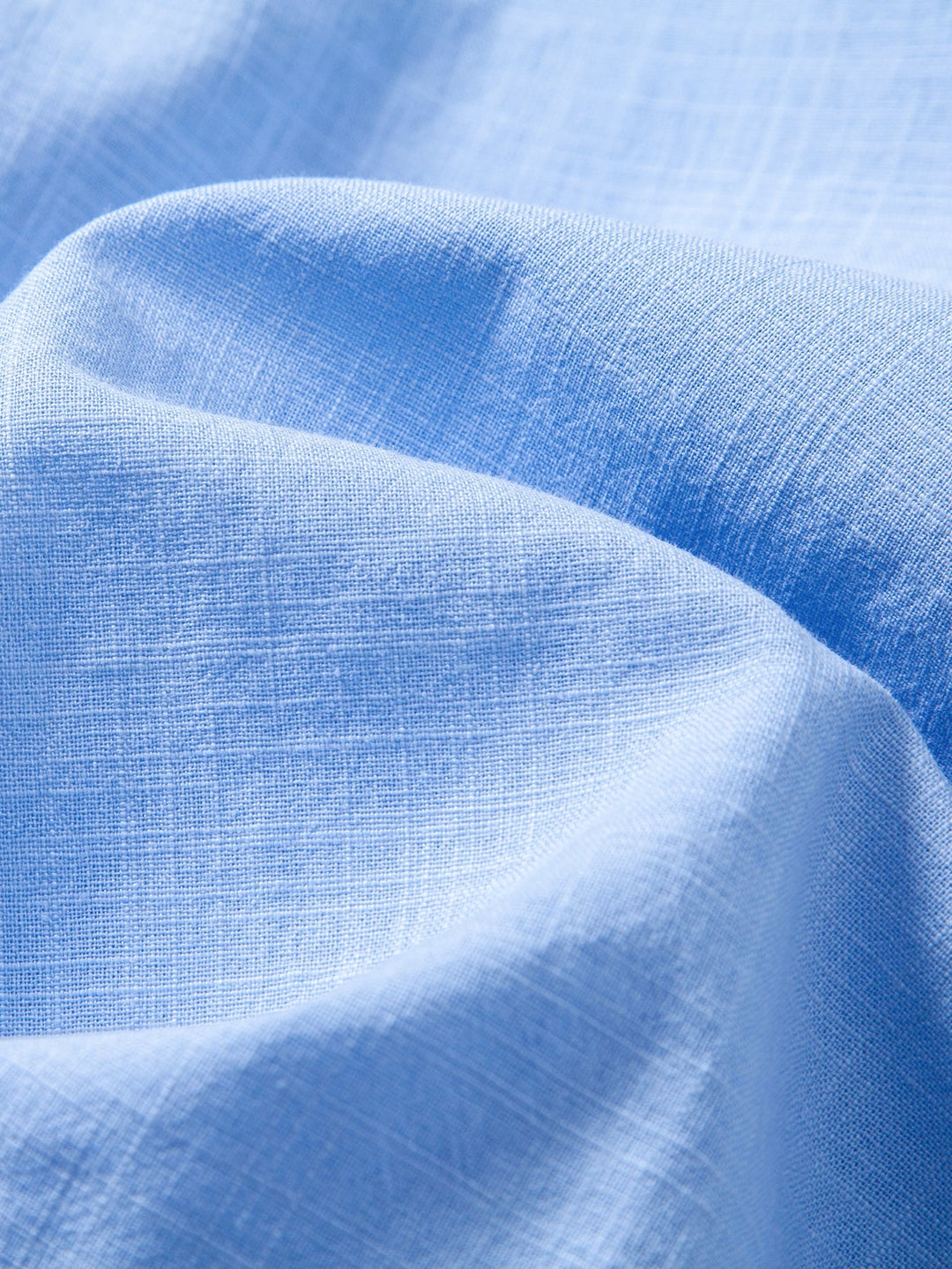 Tom | Short Sleeve Linen Look Stand Collar Shirt & Straight Leg Linen Pants