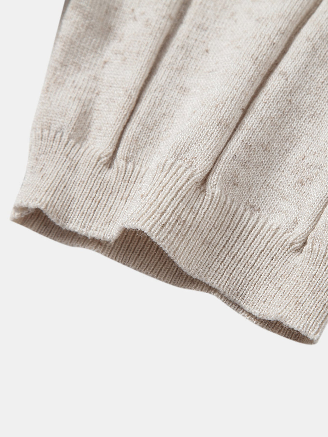 Caldwell | Linen Ribbed Knit Polo & Slim Fit Tapered Trousers