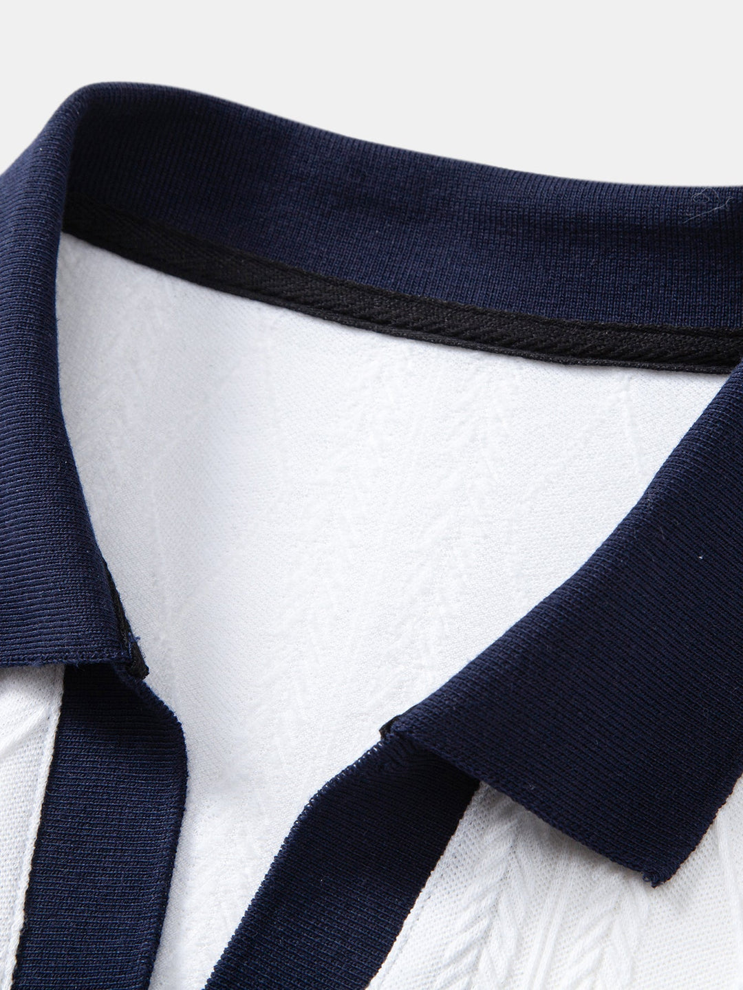Tommy | Contrast Geometry Jacquard Knit Polo & Slim Fit Tapered Trousers