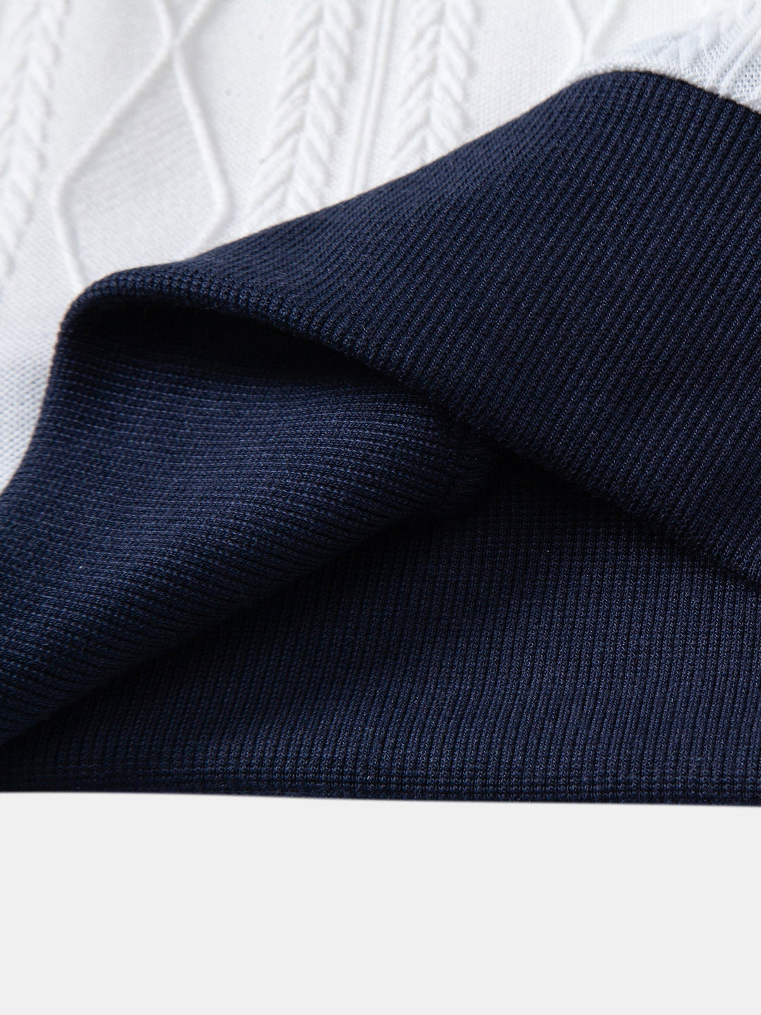 Tommy | Contrast Geometry Jacquard Knit Polo & Slim Fit Tapered Trousers